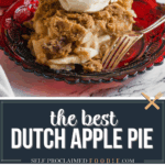 dutch apple pie.