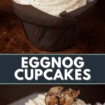 eggnog cupcakes.
