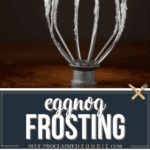 eggnog frosting.