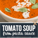 five minute cream of tomato soup.
