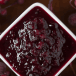 fresh cranberry sauce.