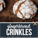gingerbread crinkles.
