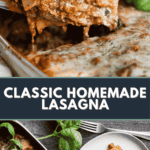 grannys classic homemade lasagna.