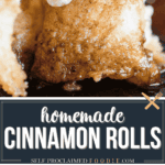 homemade cinnamon rolls.