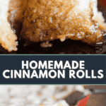 homemade cinnamon rolls.
