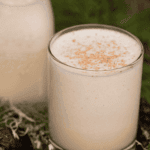 homemade eggnog.