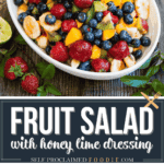 honey lime fruit salad.