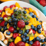 honey lime fruit salad.
