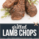 lamb chops.