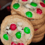 m&m cookies.
