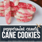 peppermint candy cane cookies.