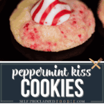 peppermint kiss cookies.