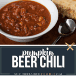 pumpkin beer chili.