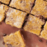 pumpkin swirl brownies.