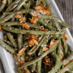 roasted green beans.