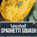 roasted spaghetti squash.