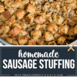 sausage stuffing.