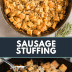 sausage stuffing.