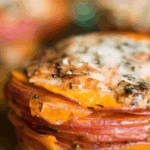 sweet potato stacks.