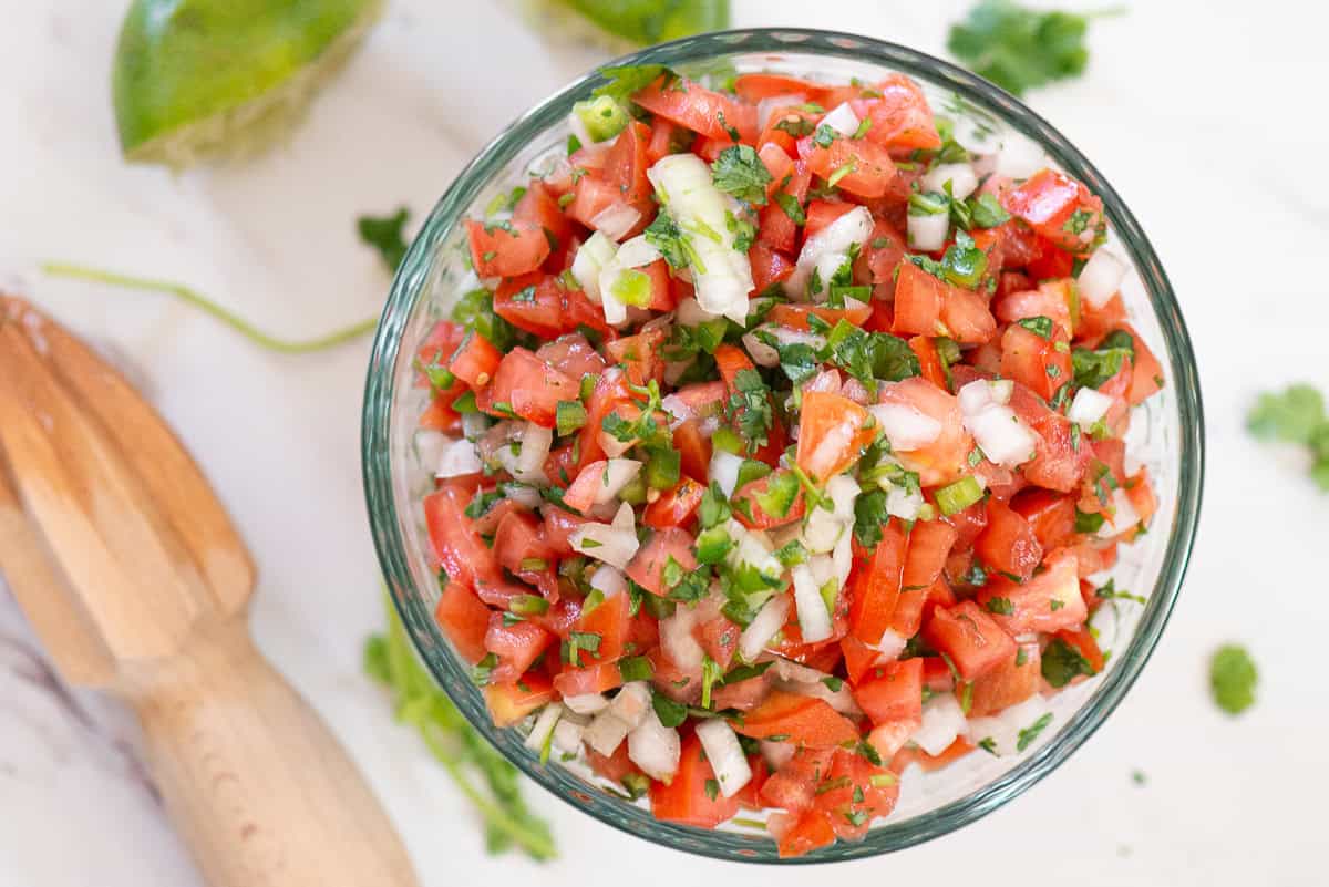 pico de gallo.