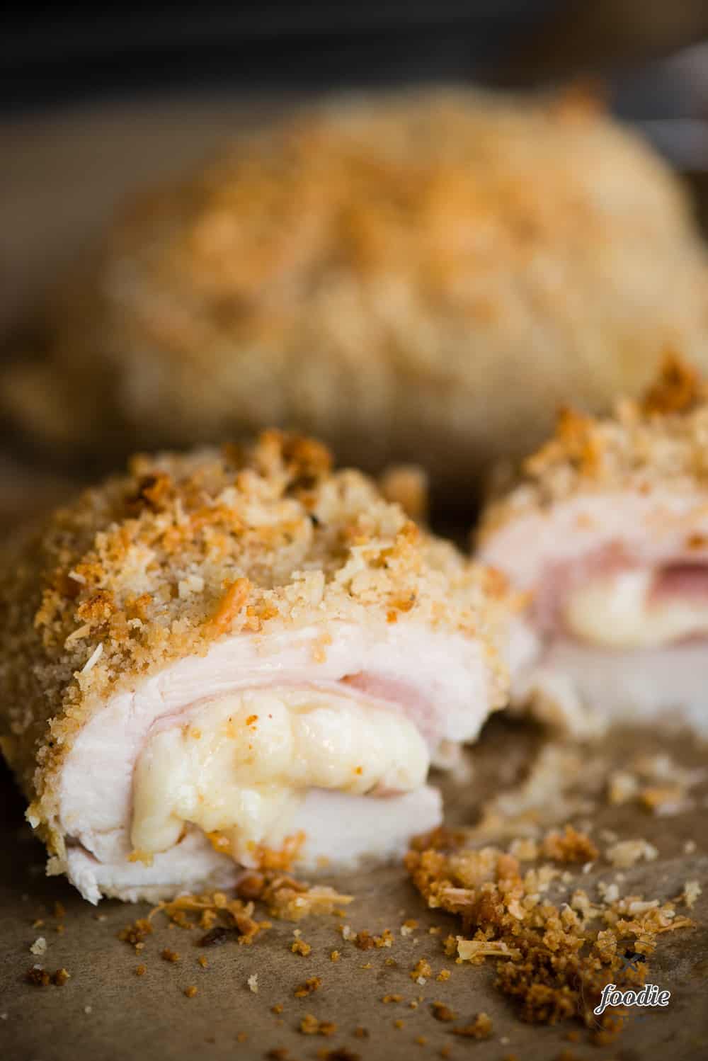 Chicken Cordon Bleu With Dijon Cream Sauce Self Proclaimed Foodie