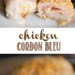 Chicken Cordon Bleu recipe with sauce