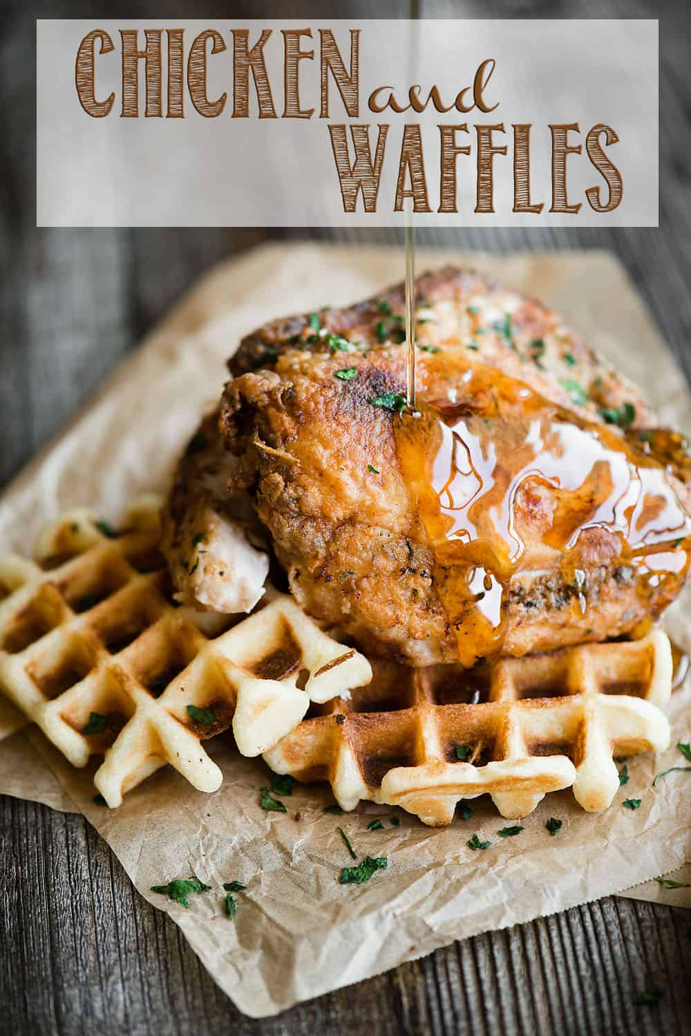 Mini Rosemary Chicken and Waffles