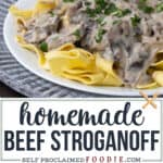 homemade beef stroganoff recipe