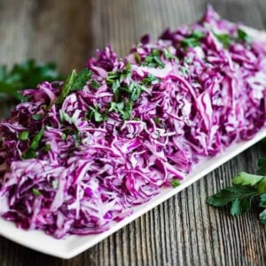 How to make Creamy Vegan Coleslaw