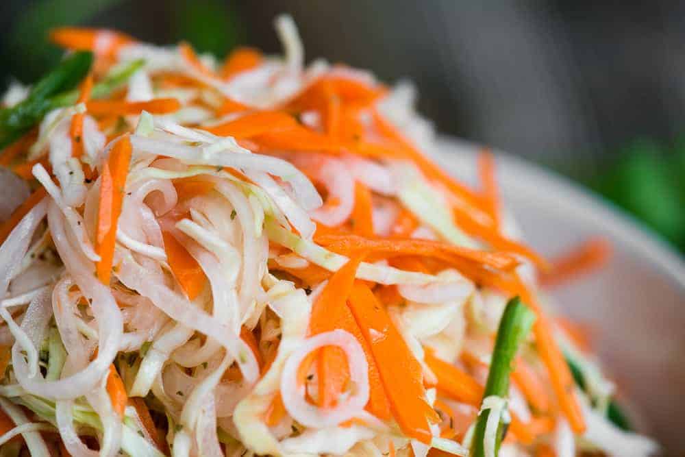 el salvadoran Curtido cabbage slaw