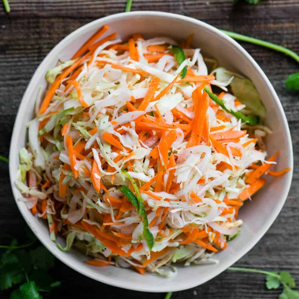 Curtido cabbage slaw for pupusas