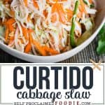 Curtido cabbage slaw recipe