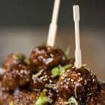 If you're looking for the perfect appetizer or even a tasty dinner option, these crowd pleasing Easy Teriyaki Meatballs cook up in no time!