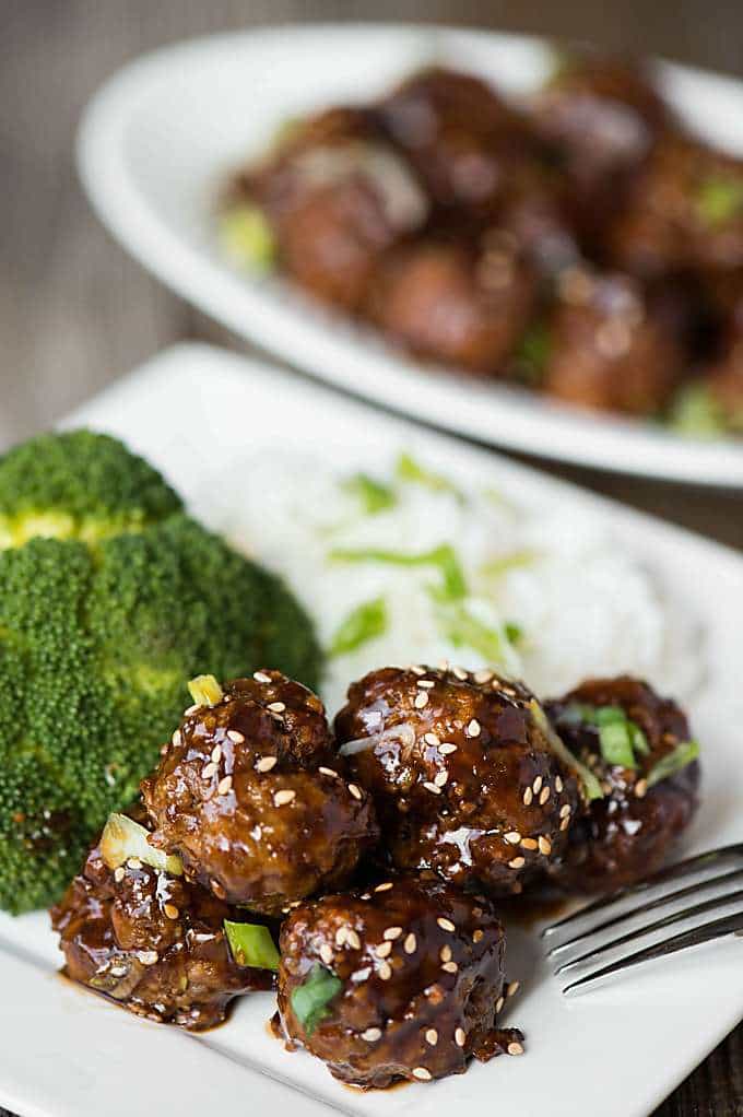 Easy Teriyaki Meatballs Self Proclaimed Foodie