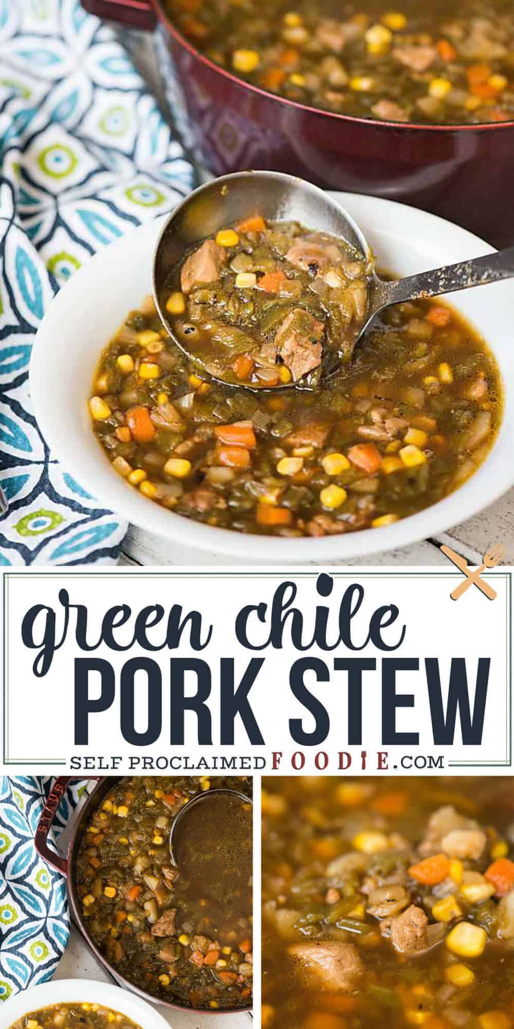 Green Chile Pork Stew Self Proclaimed Foodie