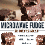 recipe for microwave fudge with walnuts.