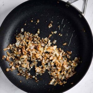 sauteed white onions