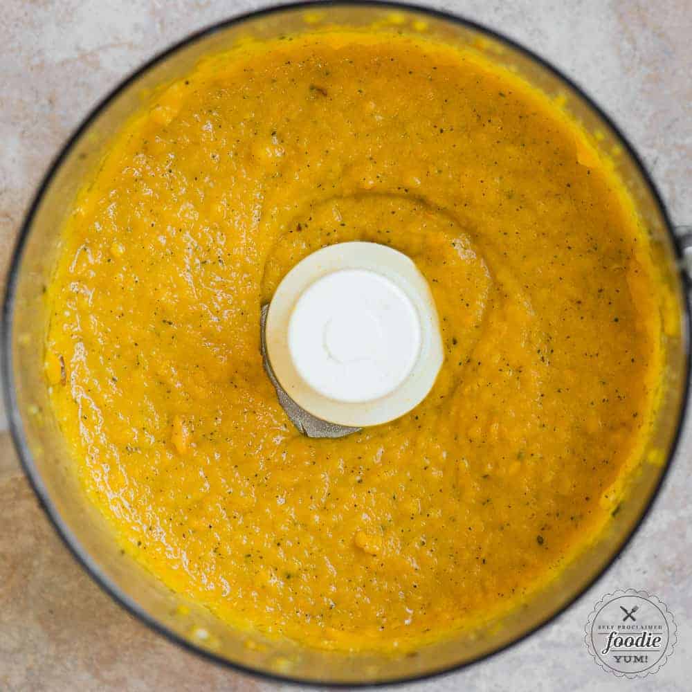 pureed butternut squash