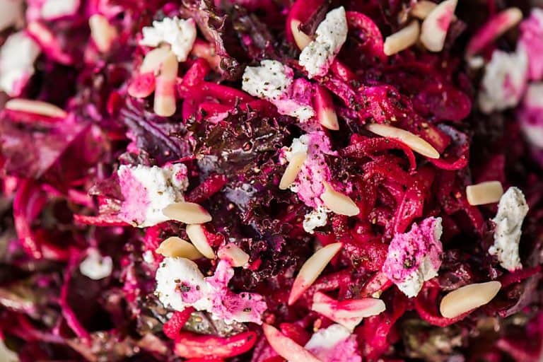 Shredded Beet and Kale Salad Self Proclaimed Foodie