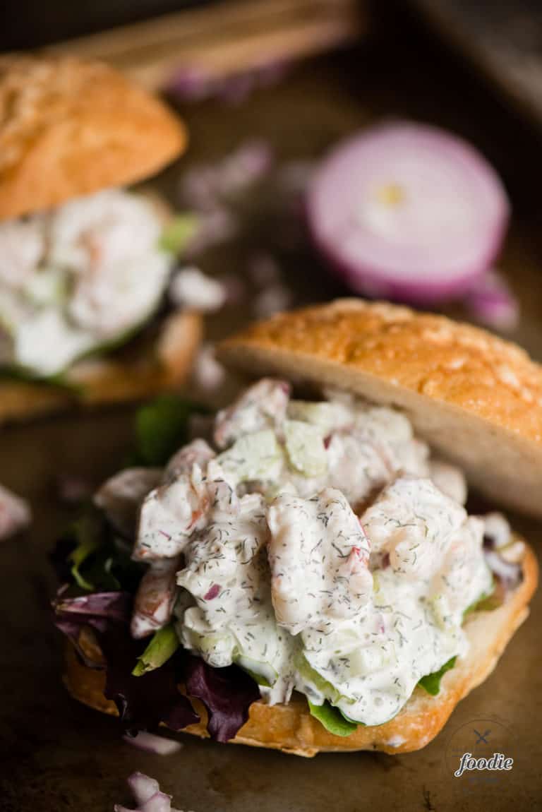 Shrimp Salad Sandwich Recipe Self Proclaimed Foodie