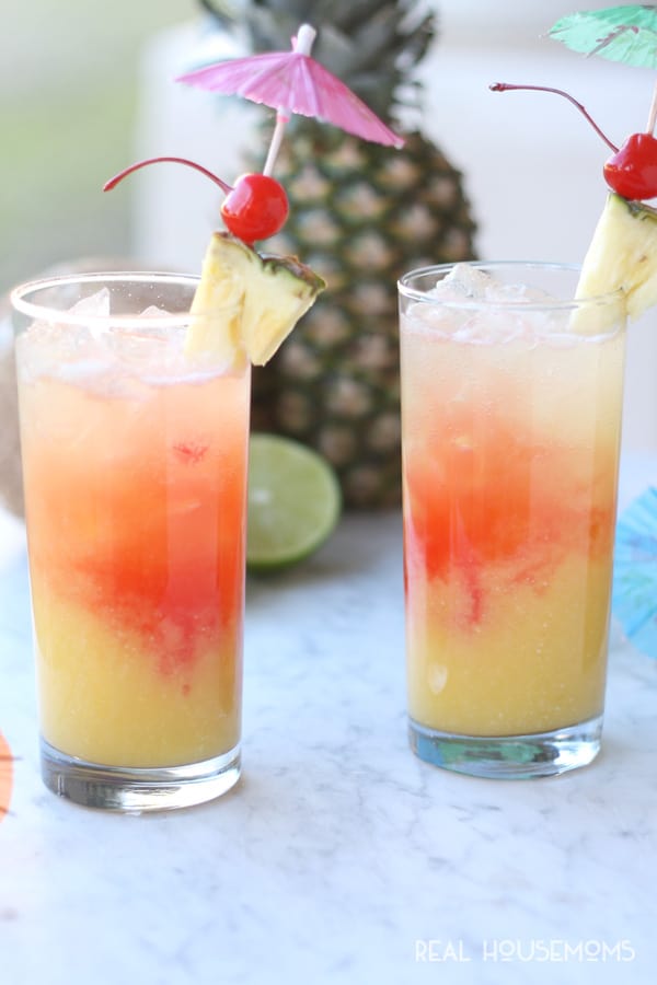 10 Kid Friendly Drink Recipes- Tropical Party Punch.