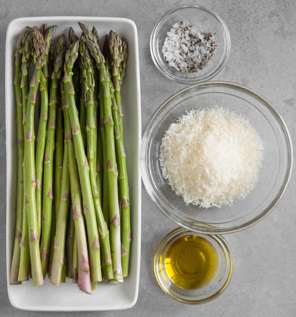 ingredients used to make Air Fryer Asparagus