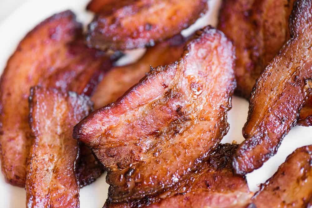 crispy and chewy Air Fryer Bacon