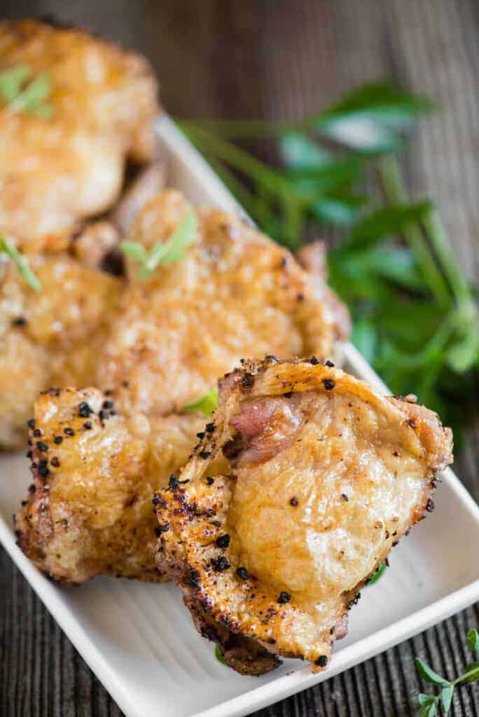 {How to Make} Crispy Air Fryer Boneless Chicken Thighs Self