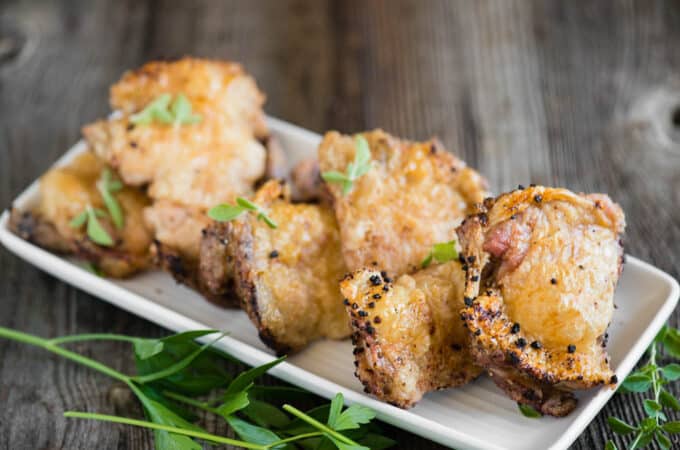 air fryer chicken thighs recipe