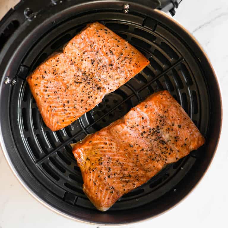 Air Fryer Salmon and Asparagus Recipe Self Proclaimed Foodie