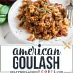 recipe for American goulash