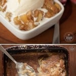 One of my favorite fall desserts is my version of Apple Brown Betty which consists of thinly sliced fresh apples with a no oat sweet and buttery topping.