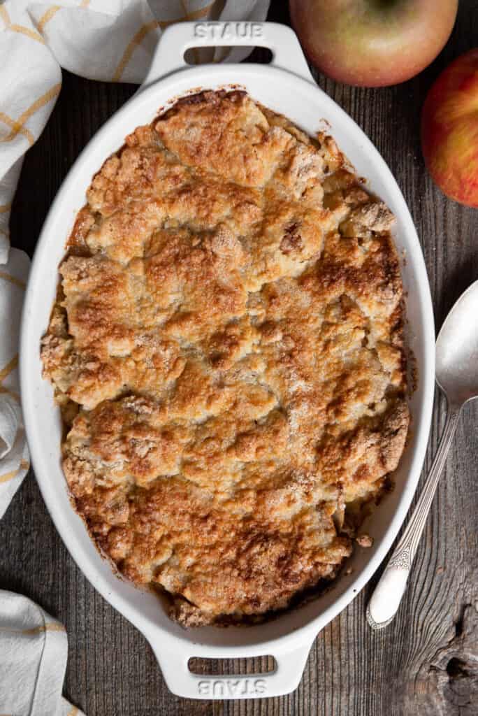 {Super Easy} Apple Cobbler Recipe - Self Proclaimed Foodie