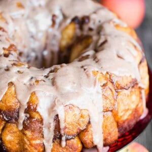 monkey bread with apple filling